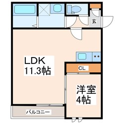 GRANDTICフロンティアⅡの物件間取画像